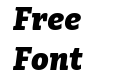 Adagio Slab Black italic Adagio Slab Black italic