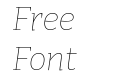Adagio Slab Extra Light italic Adagio Slab Extra Light italic