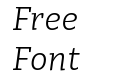 Adagio Slab Light italic Adagio Slab Light italic