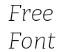 Adagio Slab Thin italic Adagio Slab Thin italic