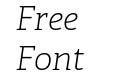 Adelle Cyrillic Thin Italic Adelle Cyrillic Thin Italic