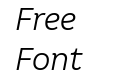 Aestetico Informal Light Italic Aestetico Informal Light Italic
