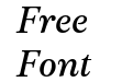 Afterall Serif Medium Italic