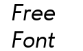 Ageo Medium Italic Ageo Medium Italic