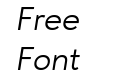 Ageo Regular Italic Ageo Regular Italic