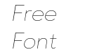 Ageo Thin Italic Ageo Thin Italic