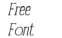 Panforte Serif Light Italic