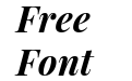 Playfair Display Bold Italic