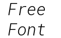 Roboto Mono Light Italic