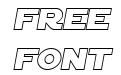 SF Distant Galaxy Outline Italic