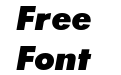 Sans Serif ExbFLF Italic