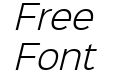 Sinkin Sans 300 Light Italic