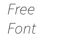 Source Sans Pro ExtraLight Italic