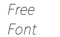 Source Sans Pro ExtraLight Italic