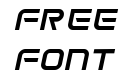 Space Frigate Italic