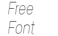 Specify PERSONAL Condensed Thin Italic