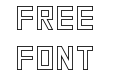 SquareFont Outline