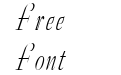 Tango Condensed Italic