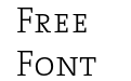 The Serif Extra Light Caps