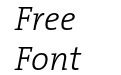 The Serif Light Italic