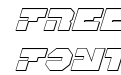 Trigger Man 3D Italic