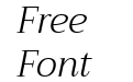 Trirong Light Italic