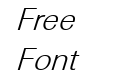 Unique Light ITALIC