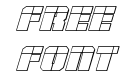 Warp Thruster 3D Laser Italic