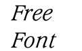 Waverly Light Italic