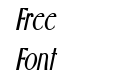 Wright-Condensed Bold Italic