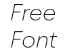 Zabal DEMO ExtraLight Italic