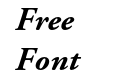 A Garamond Pro Bold Italic