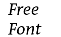 Acuta Light Italic