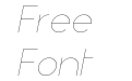 Aspergit Light Italic