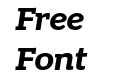 Bandera Pro Bold Italic