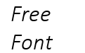 Calibri Light Italic