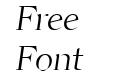 Clarity Serif Light SF Italic