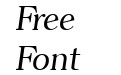 Clarity Serif SF Italic