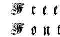 Coelnische Current Fraktur OsF UNZ1 Italic