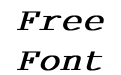 CourDL Bold Italic