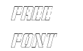 Covert Ops Outline Italic