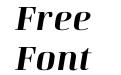 Curve Bold Italic