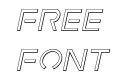 Earth Orbiter Outline Italic