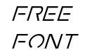 Earth Orbiter Super-Italic