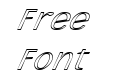 FZ BASIC 11 HOLLOW ITALIC