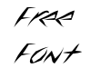 FZ WARPED 8 ITALIC