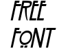 Fanzee Condensed Italic