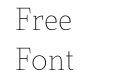 Farrerons Serif Thin