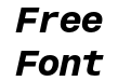 Fonetika Mono Unlicensed Trial Extra Bold Italic