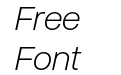 Fonetika Unlicensed Trial Extra Light Italic